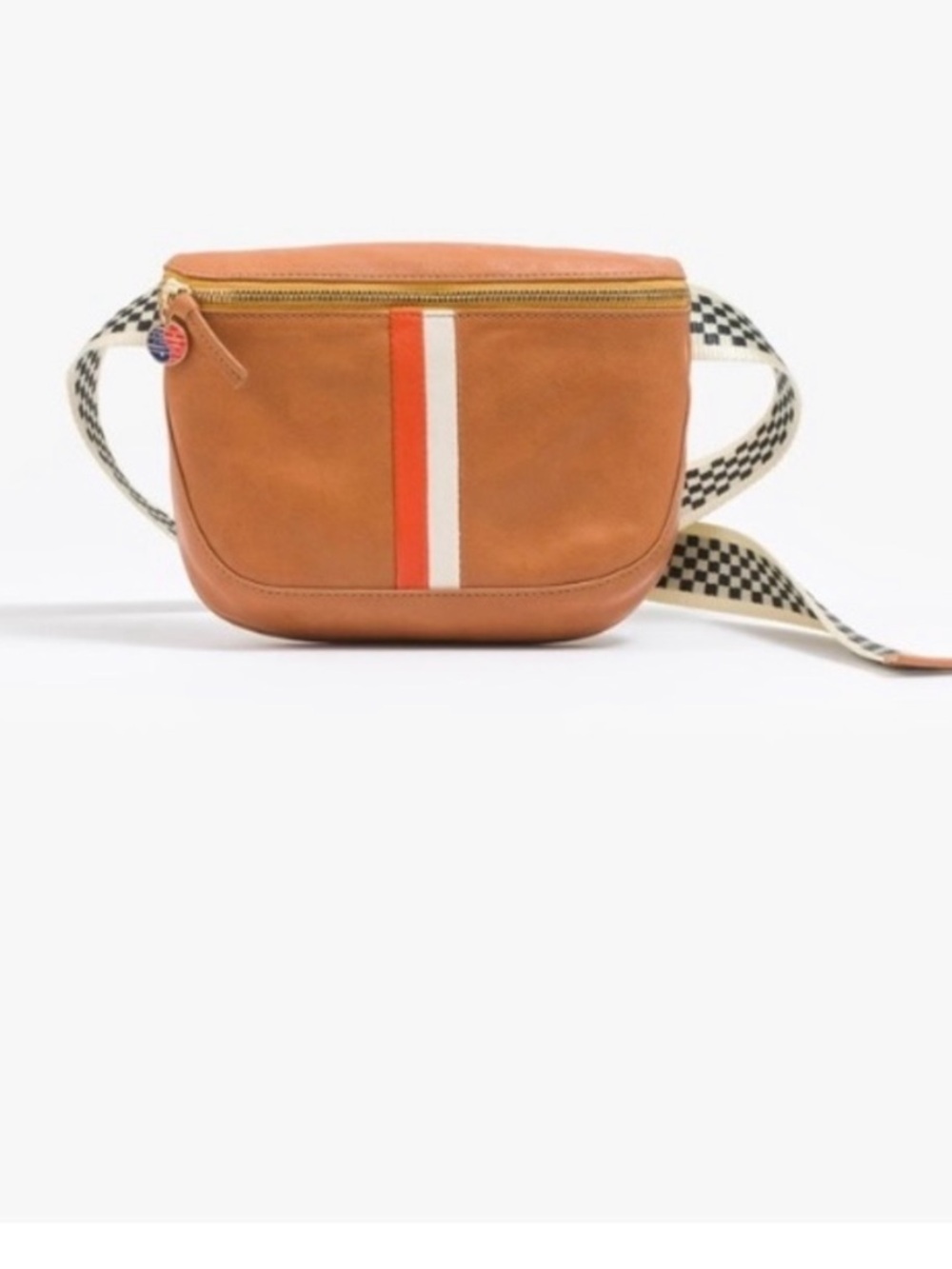 Clare V. x MOTHER Fanny Pack in Breton Stripe - Picture 2 of 8
